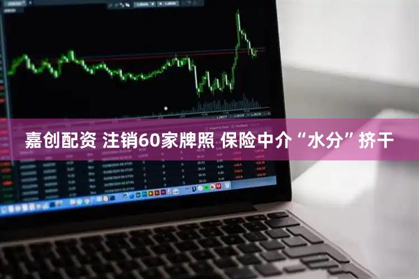 嘉创配资 注销60家牌照 保险中介“水分”挤干