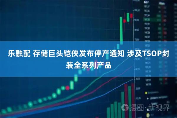 乐融配 存储巨头铠侠发布停产通知 涉及TSOP封装全系列产品