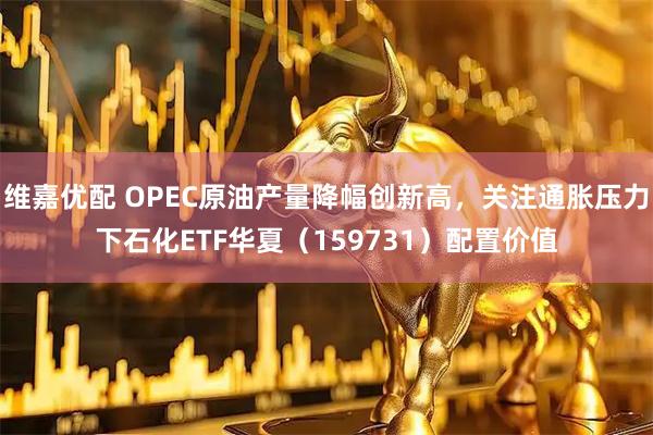维嘉优配 OPEC原油产量降幅创新高，关注通胀压力下石化ETF华夏（159731）配置价值