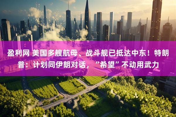盈利网 美国多艘航母、战斗舰已抵达中东！特朗普：计划同伊朗对话，“希望”不动用武力